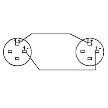 Loudspeaker cable - 2-pin speaker female 10 meter Procab - Image 2