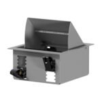 CASY In-table mount box - 4 space Grey version - RAL9006 Caymon