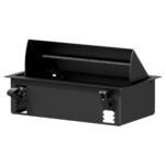 CASY In-table mount box - 8 space Black version - RAL9004 Caymon