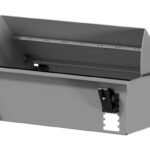 CASY In-table mount box - 8 space Grey version - RAL9006 Caymon