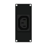 CASY 1 space euro power outlet socket Black Caymon