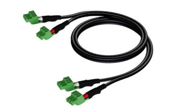 2 x terminal block - 2 x terminal block (3p - 3.81mm) 1 meter Procab