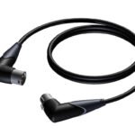XLR angled male - XLR angled female 5 meter Procab