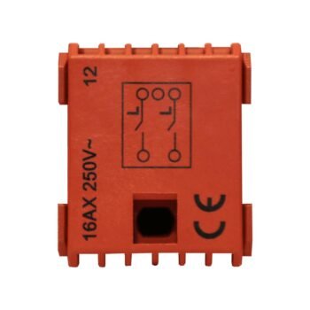 Switch module - Permanent double pole switch contact Black version Caymon - Image 2
