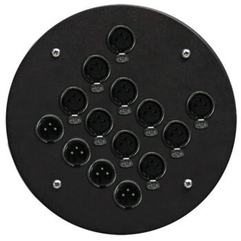 Cable reel - 10 x XLR female & 4 x XLR male - 10 x XLR male & 4 x XLR female 10 meter Procab - Image 2