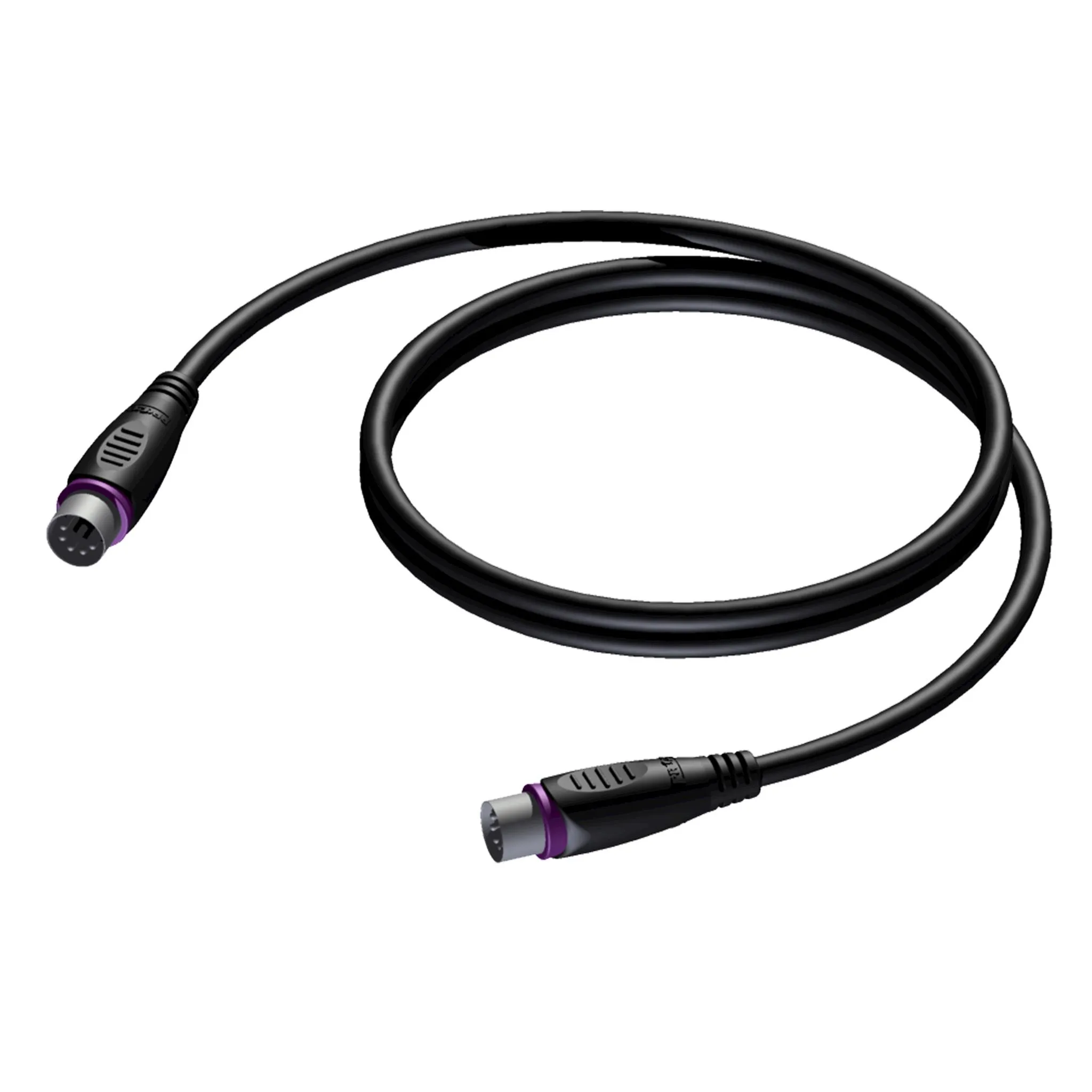 cxm400-1-h_1 Midi cable - DIN 5 -DIN 5 1 meter - hanger Procab - Image 1