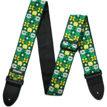 JACQUARD WINTERLAND GREEN GUITAR STRAP Dunlop - Image 2