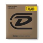 DBFS40100M STEEL MEDIUM SCALE FLATWOUND BASS STRINGS Dunlop