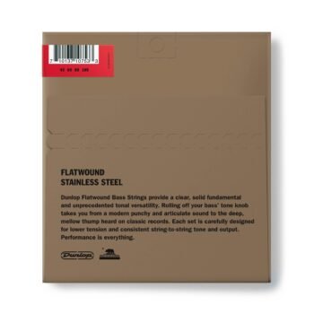 DBFS45105S STEEL SHORT SCALE FLATWOUND BASS STRINGS Dunlop - Image 2