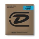 DBFS45125M STEEL MEDIUM SCALE FLATWOUND BASS STRINGS Dunlop