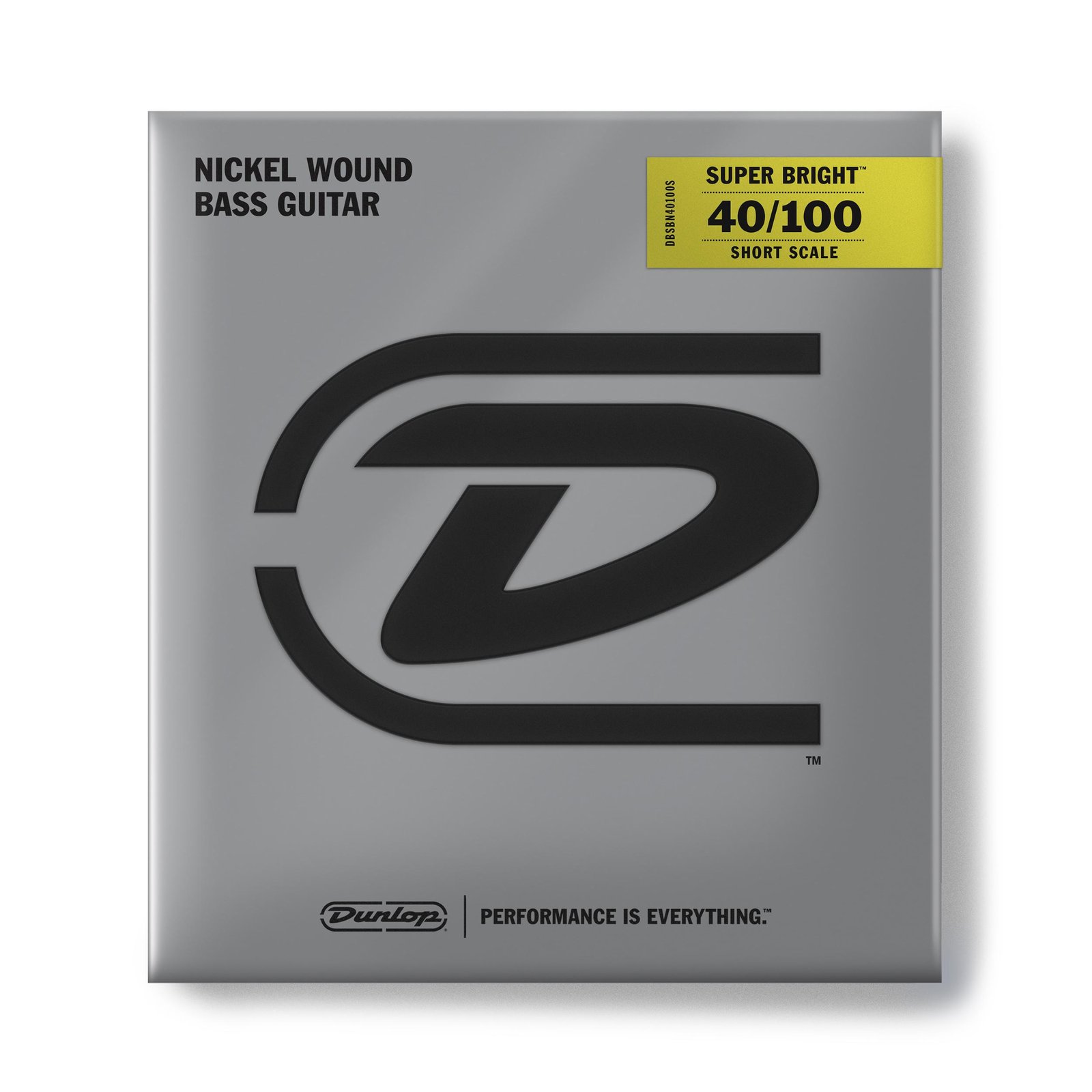 dbsbn40100s_1 DBSBN40100S NICKEL WOUND SUPER BRIGHT SHORT SCALE BASS STRINGS SET/4 (40-100) Dunlop - Image 1