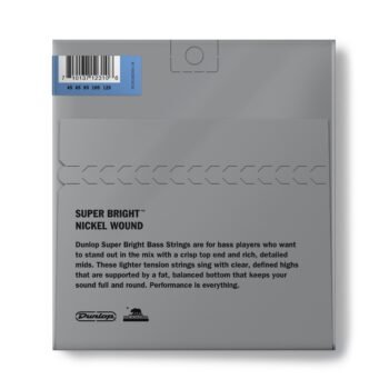 DBSBN45125M NICKEL WOUND SUPER BRIGHT MEDIUM SCALE BASS STRINGS SET/5 (45-125) Dunlop - Image 2