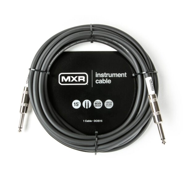 DCIS15 MXR STANDARD INSTRUMENT CABLE STRAIGHT/STRAIGHT (4.5M) Dunlop