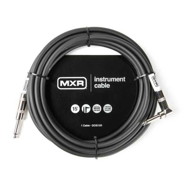 DCIS15R MXR STANDARD INSTRUMENT CABLE STRAIGHT/RIGHT ANGLE (4.5M) Dunlop