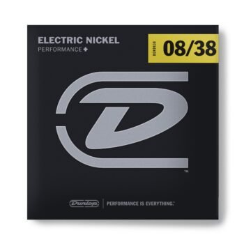 DEN0838 NICKEL WOUND SUPER LIGHT ELECTRIC GUITAR STRINGS SET/6 (08-38) Dunlop