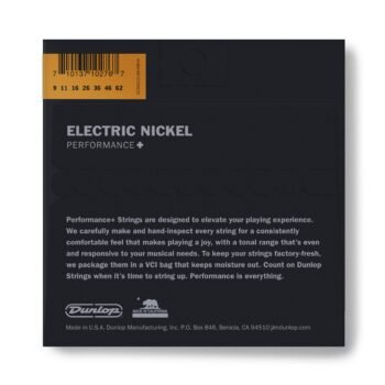 DEN09627 ELECTRIC GUITAR NICKEL STRINGS 09-62 (7/SET) Dunlop - Image 2