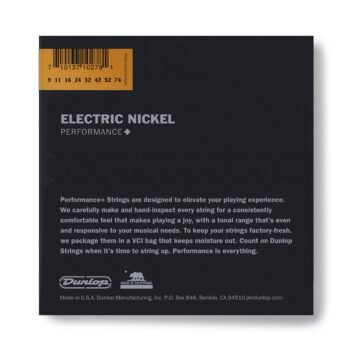 DEN09748 ELECTRIC GUITAR NICKEL STRINGS 09-74 (8/SET) Dunlop - Image 2