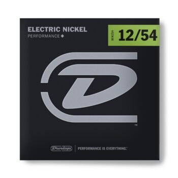 DEN1254 NICKEL WOUND HEAVY ELECTRIC GUITAR STRINGS SET/6 (12-54) Dunlop