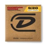DJP0920 PHOSPHOR BRONZE LIGHT LOOP END BANJO STRINGS SET/5 Dunlop