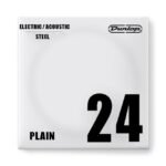 DPS24 PLAIN STEEL ELECTRIC GUITAR SINGLE STRING .024 Dunlop