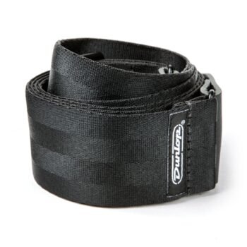 DELUXE SEATBELT GUITAR STRAP (BLACK) Dunlop