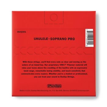 DUQ301 UKULELE SOPRANO PRO STRINGS (SET/4) Dunlop - Image 2