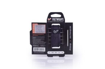 FretWraps Wood "Ebony" Guitar String Muters/Dampeners 1-Pack (Extra Large) Gruv Gear