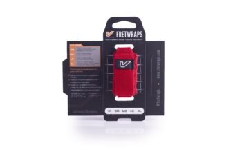FretWraps HD "Fire" Guitar String Muters/Dampeners 1-Pack (Red, Medium) Gruv Gear