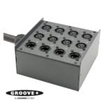 GROOVE+ Stagebox <-> Breakout , XLR 3-pole male/XLR 3-pole female; HICON; pre-wired, 1.5 mm steel pa Sommer Cable