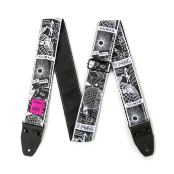 ILD11 ILOVEDUST JACQUARD GUITAR STRAP - ROBOT HEART Dunlop - Image 2