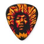 JHP14HV JIMI HENDRIX VOODOO FIRE GUITAR PICKS (6-PACK) Dunlop
