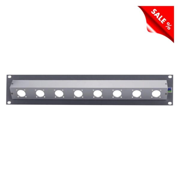 Sommer cable Audio-patch panel Triax-blank panel , 1 HE, 4 mm powder-coated aluminum, colour: graphi Sommer Cable
