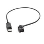 Displayport, plastic-, Patch cable-, Keystone Clip-In Sommer Cable