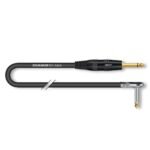 Instrument cable SC-Spirit LLX, 1 x 0,38 mm² | Jack / Jack 90° | 3,00m | black Sommer Cable
