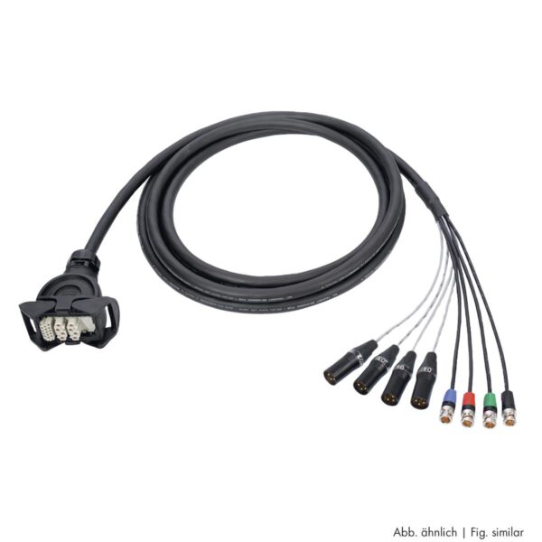 Sommer cable MADI Connection system , Reartwist BNC connector male/Multipin female (HAN-ECO, with cl Sommer Cable