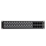 Sommer cable Audio-connection panel XLR , 1 HE, 12 BE, XLR 3-pole male/XLR 3-pole female; NEUTRIK; S Sommer Cable