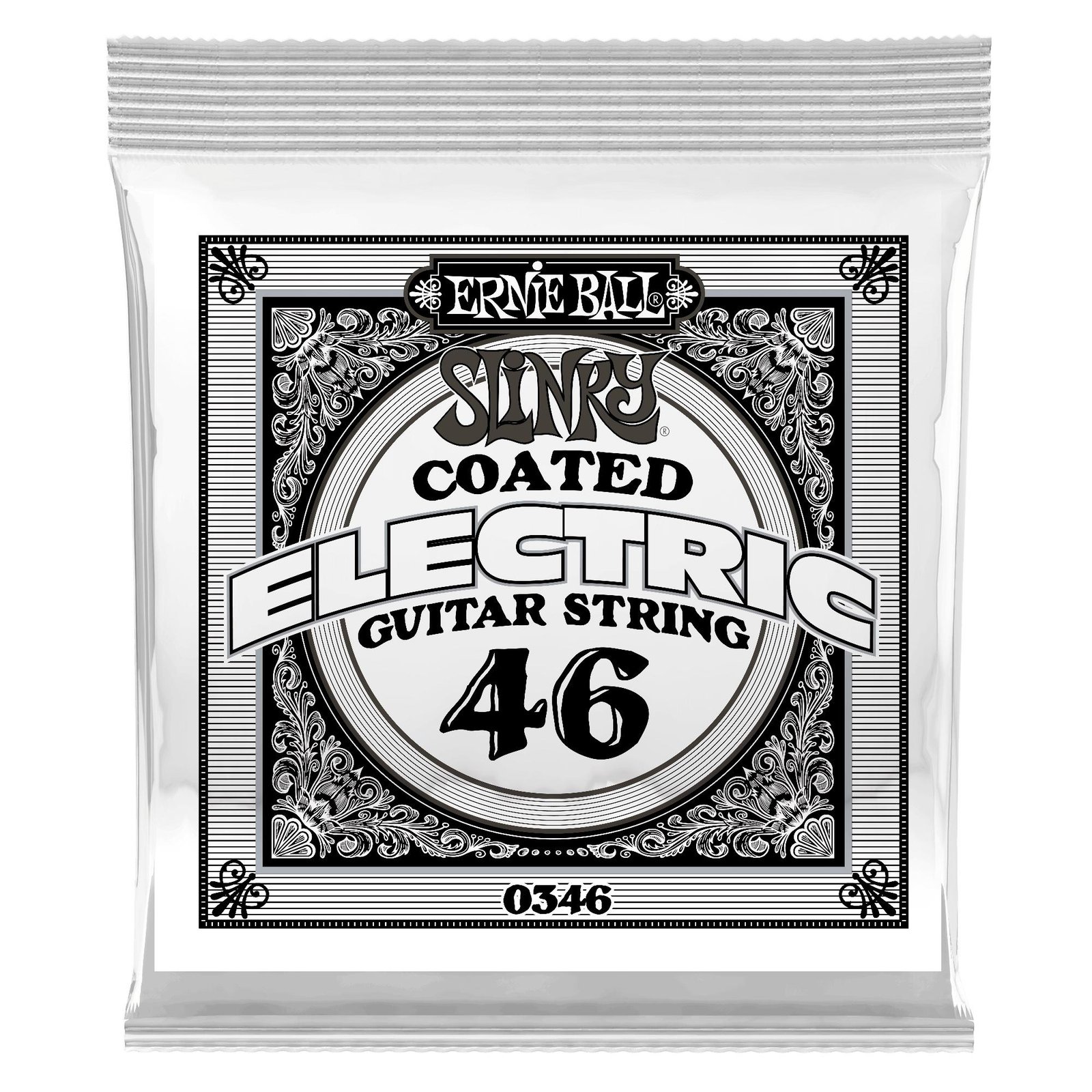 p00346 0346 .046 Slinky Coated Nickel Wound Electric Guitar Strings Single Ernie Ball - Image 1