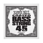 0645 .045 Coated Nickel Wound Electric Bass String Single Ernie Ball