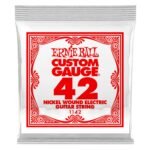 1142 .042 Nickel Wound Electric Guitar Strings Single Ernie Ball