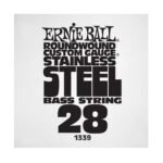 1339 .028 Stainless Steel Electric Bass String Single Ernie Ball