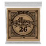 1426 .026 Earthwood 80/20 Bronze Acoustic Guitar Strings Single Ernie Ball