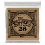 1428 .028 Earthwood 80/20 Bronze Acoustic Guitar Strings Single Ernie Ball