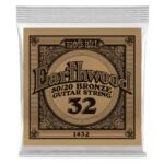 1432 .032 Earthwood 80/20 Bronze Acoustic Guitar Strings Single Ernie Ball