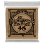 1448 .048 Earthwood 80/20 Bronze Acoustic Guitar Strings Single Ernie Ball