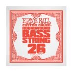 1626 .026 Nickel Wound Electric Bass String Single Ernie Ball