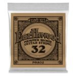 1832 .032 Earthwood Phosphor Bronze Acoustic Guitar Strings Single Ernie Ball