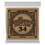 1834 .034 Earthwood Phosphor Bronze Acoustic Guitar Strings Single Ernie Ball