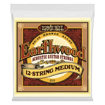 2012 Earthwood Medium 12-String 80/20 Bronze Acoustic Guitar Strings - 11-28 Gauge Ernie Ball
