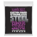 2245 Power Slinky Stainless Steel Wound Electric Guitar Strings - 11-48 Gauge Ernie Ball