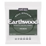 Medium Earthwood Bell Bronze Acoustic Guitar Strings 13-56 Ernie Ball